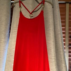 Boston proper fun red dress